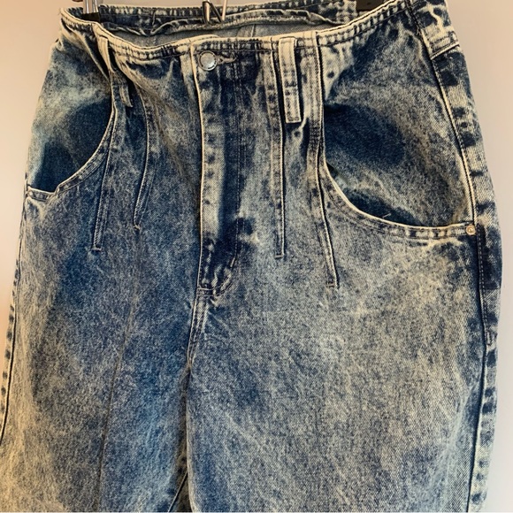 Vintage Retro | High Waisted | Acid Wash Jeans - Picture 3 of 6